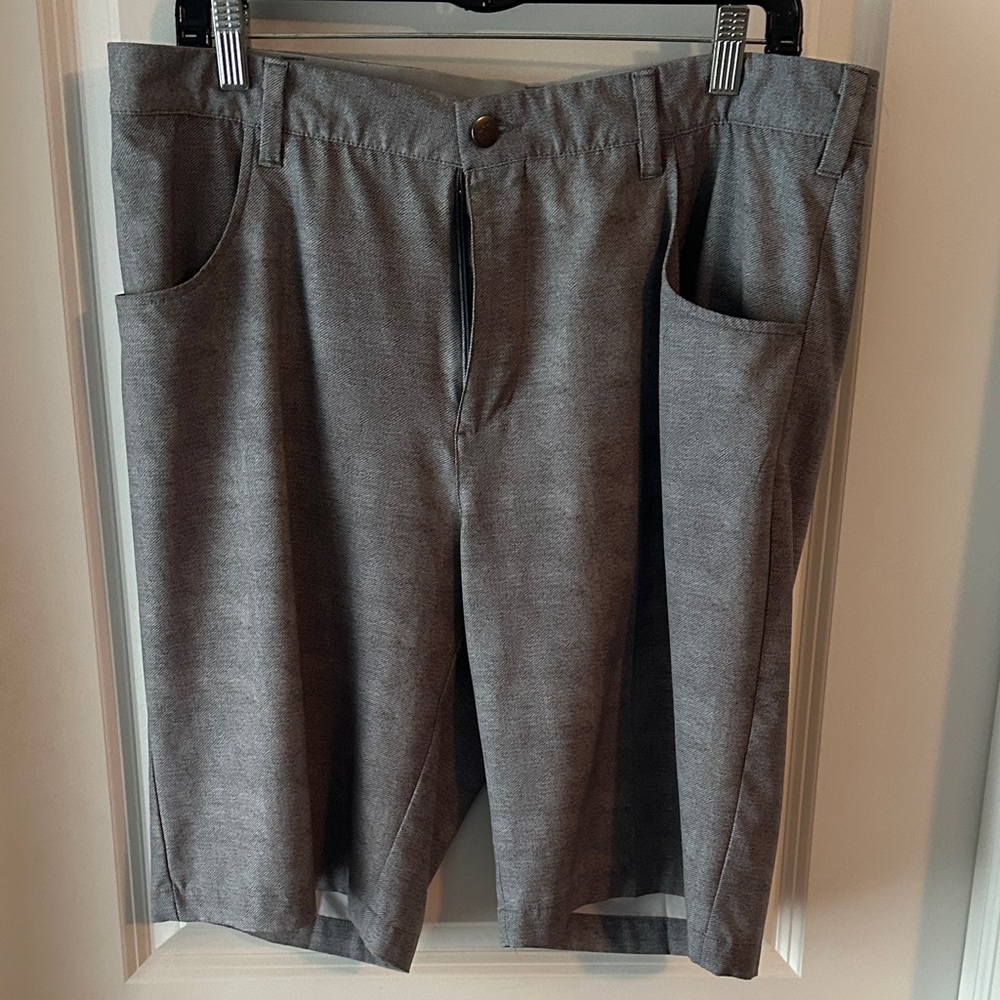 adidas Charcoal Flat Front Men's Shorts